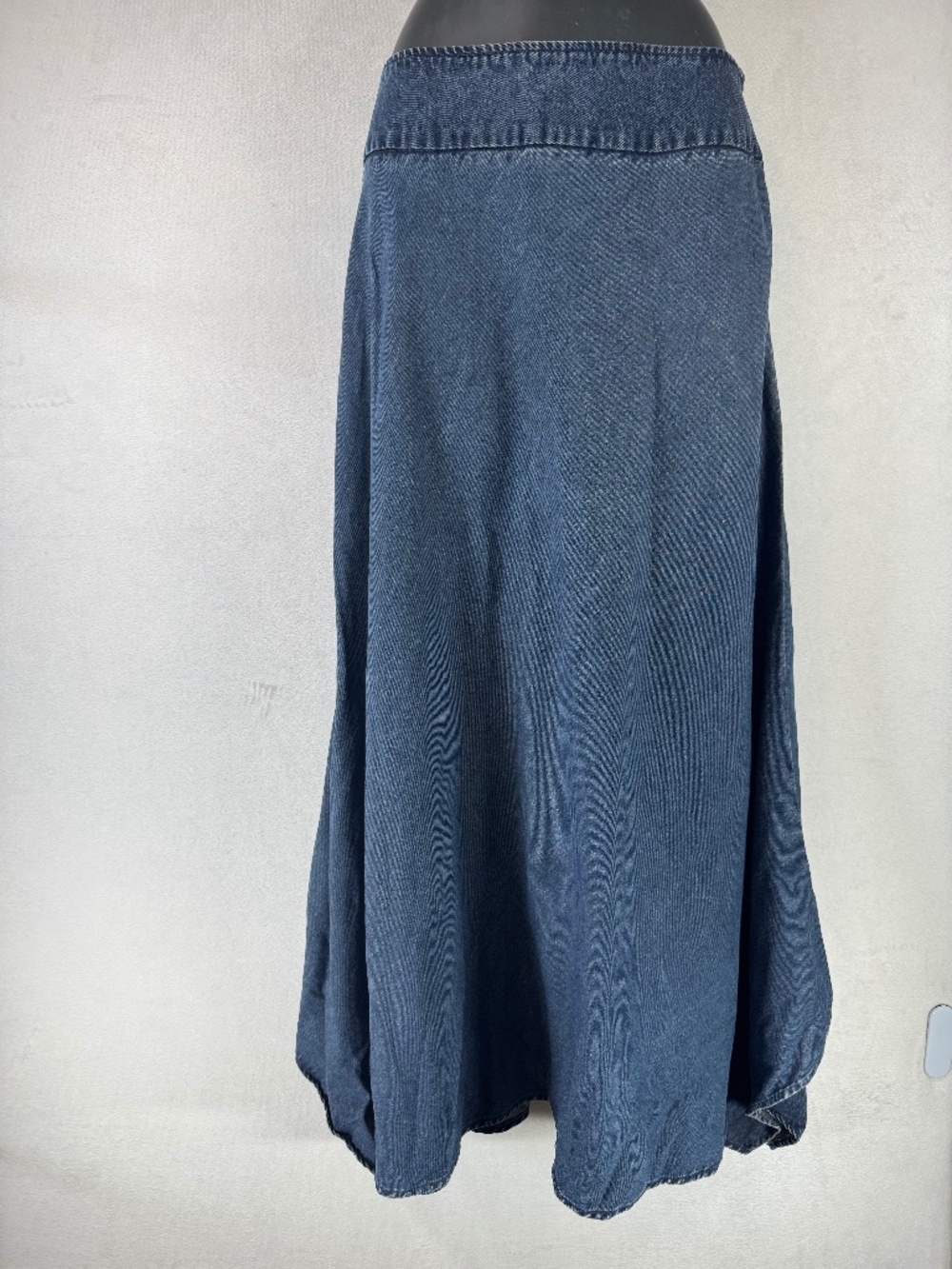 J. Jill Dark Navy Denim like Maxi Skirt size 10